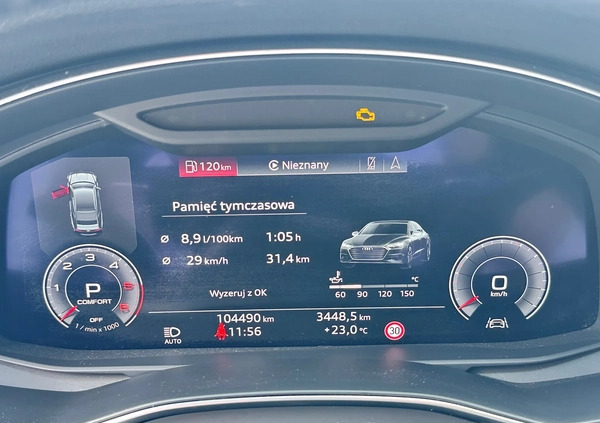Audi A7 cena 249000 przebieg: 113000, rok produkcji 2020 z Toruń małe 106